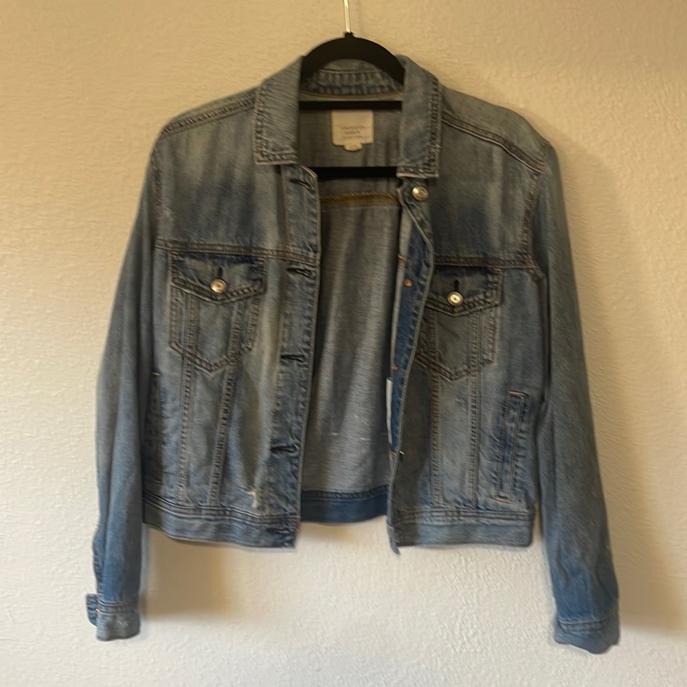 Distressed Women’s Jean Jacket
